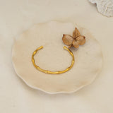 Gold Bamboo Cuff