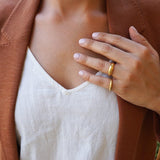 Gold Soft Dome Ring