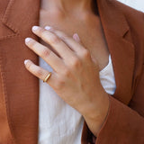 Gold Soft Dome Ring