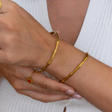 Gold Bamboo Cuff