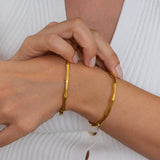 Gold Bamboo Cuff
