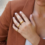 Gold Soft Dome Ring