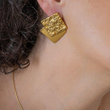 Large Square Geometric Earrings