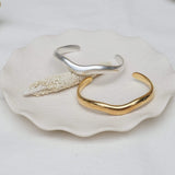 Gold-Plated Bold Irregular Shape Cuff