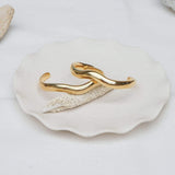 Gold-Plated Bold Irregular Shape Cuff