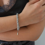 Silver Rings Chain Bracelet