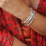 Silver Bamboo Cuff