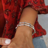 Silver Bamboo Cuff