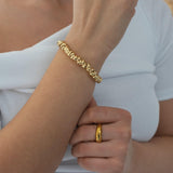Gold Rings Chain Bracelet