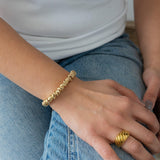 Gold Rings Chain Bracelet
