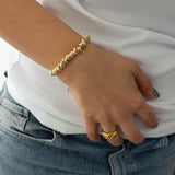 Gold Rings Chain Bracelet