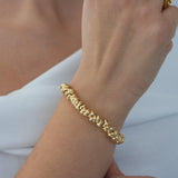 Gold Rings Chain Bracelet