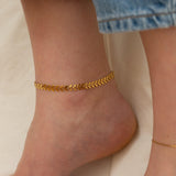 Silver/Gold Arrow Chain Anklet