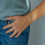 Gold double chain Bracelet