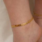 Silver/Gold Arrow Chain Anklet