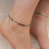 Silver/Gold Arrow Chain Anklet