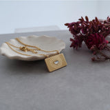 Gold Stainless Steel Evil Eye Protection Pendant Necklace