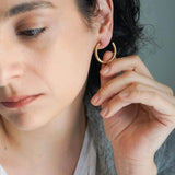 Classic Gold Open Hoop Earrings