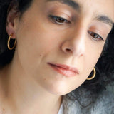 Classic Gold Open Hoop Earrings