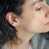 Classic Gold Open Hoop Earrings