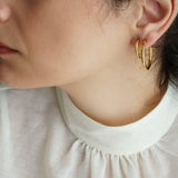 Classic Gold Open Hoop Earrings