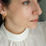 Classic Gold Open Hoop Earrings
