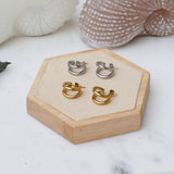 Gold Double Hoop Earrings