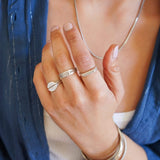 Silver Rising Sun Ring