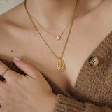 Gold Spiritual Sun necklace