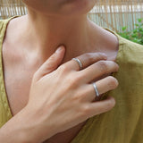 Silver Ethnic Band Ring