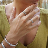 Silver Ethnic Band Ring