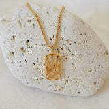 Gold Spiritual Sun necklace