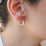 Silver Hoop Earrings