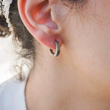 Silver Hoop Earrings