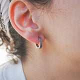 Silver Hoop Earrings