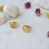 Gold Snake Stamp Signet Ring