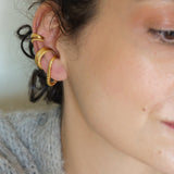 Single Gold Large Ear Cuff