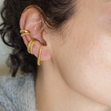 Single Gold Large Ear Cuff