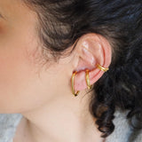 Single Gold Large Ear Cuff