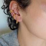 Single Gold Large Ear Cuff