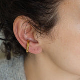 Single Gold Large Ear Cuff