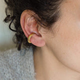 Single Gold Large Ear Cuff