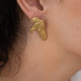 Large Flower Stud Earrings