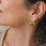 Large Flower Stud Earrings