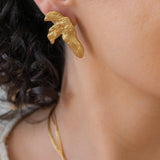 Large Flower Stud Earrings