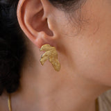 Large Flower Stud Earrings