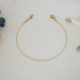 Gold Cobra Chain Anklet