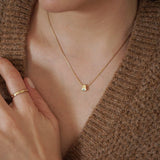 Mini Gold Evil Eye Necklace