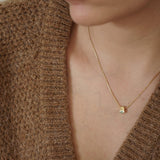 Mini Gold Evil Eye Necklace