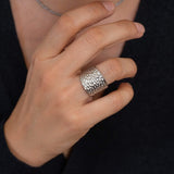 Silver Hammered Ring